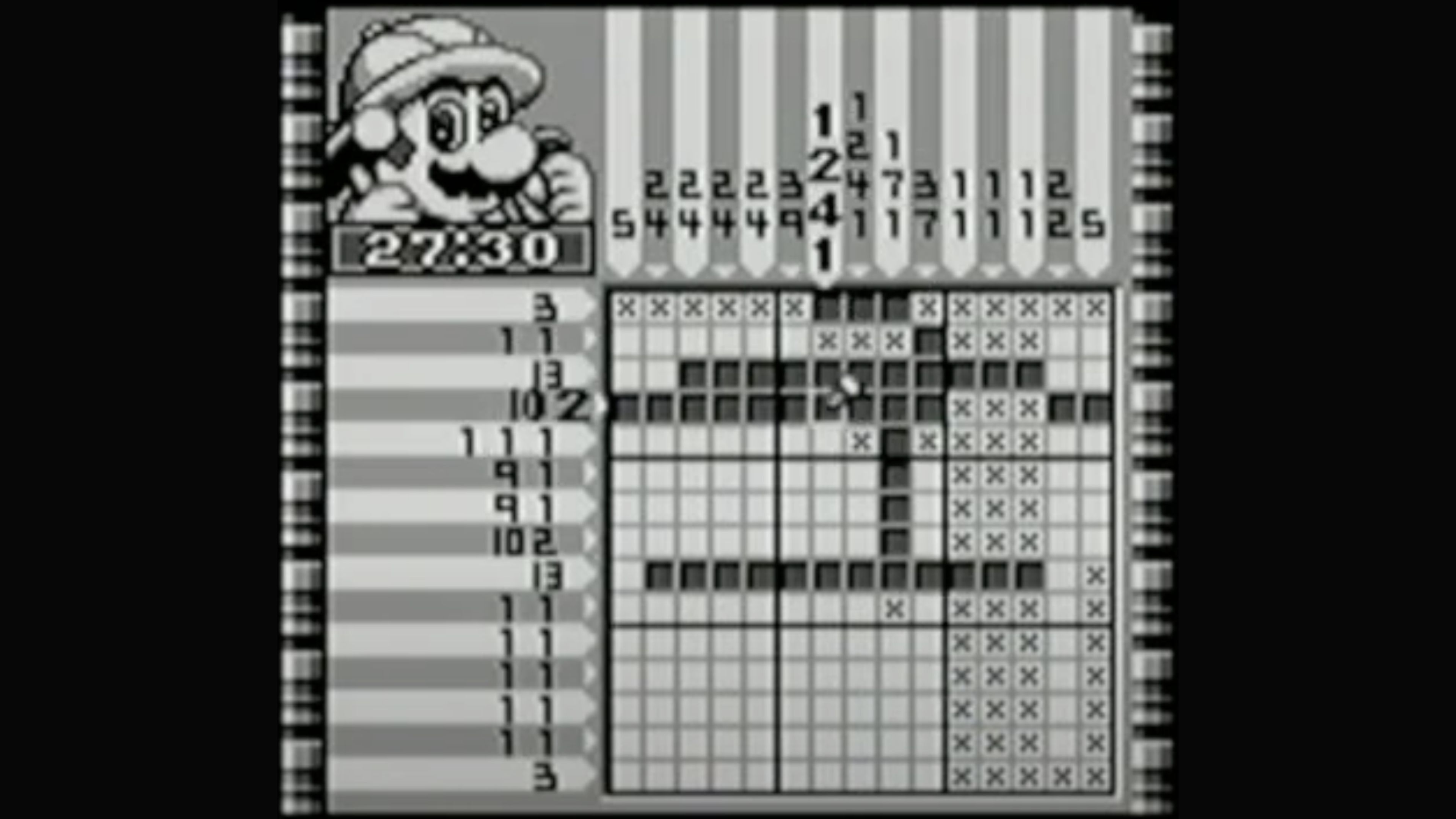 Mario's Picross 2 In Game Screenshot 3