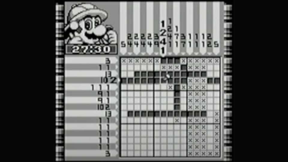 Mario's Picross 2 In Game Screenshot 3