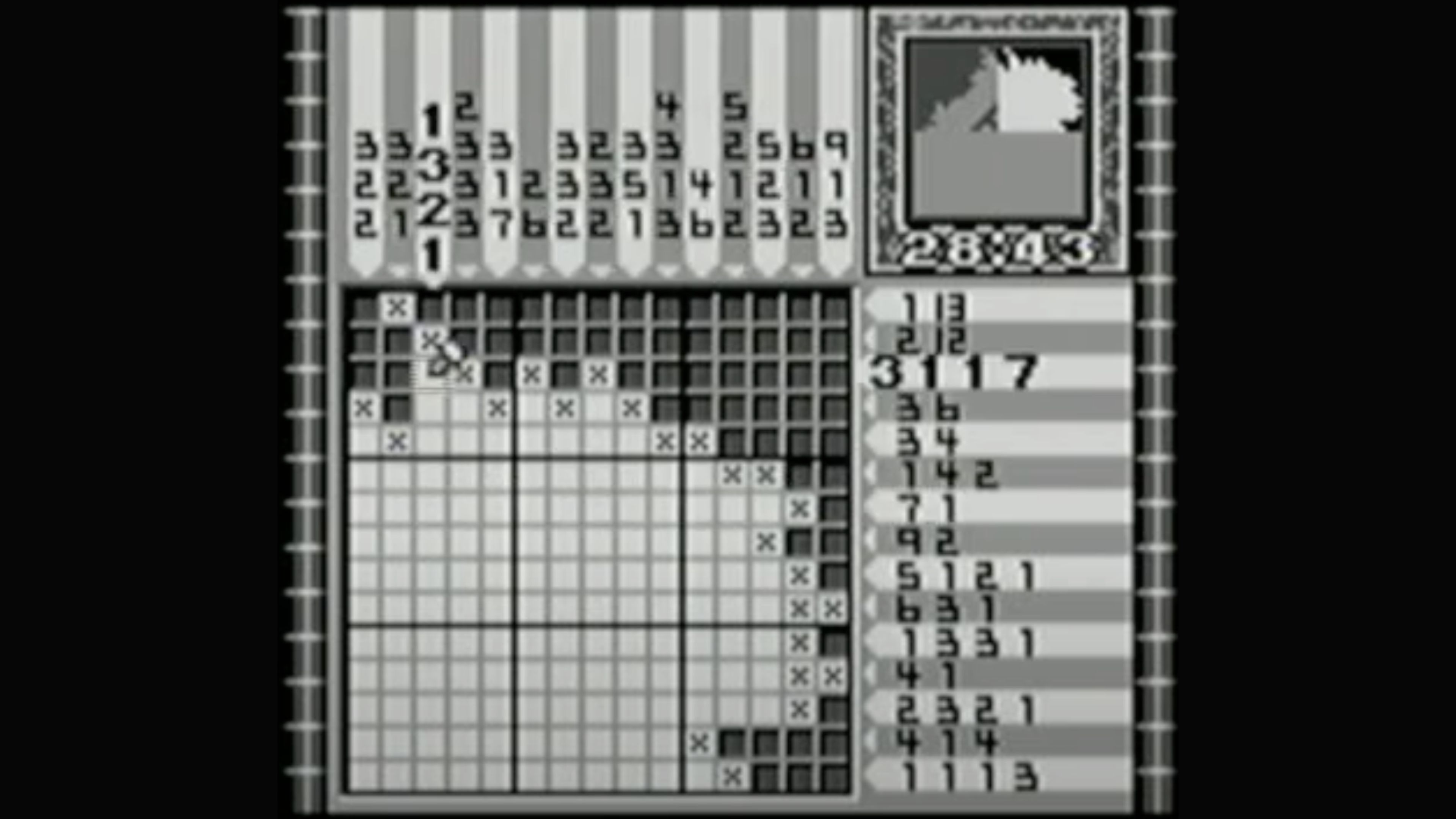 Mario's Picross 2 In Game Screenshot 5