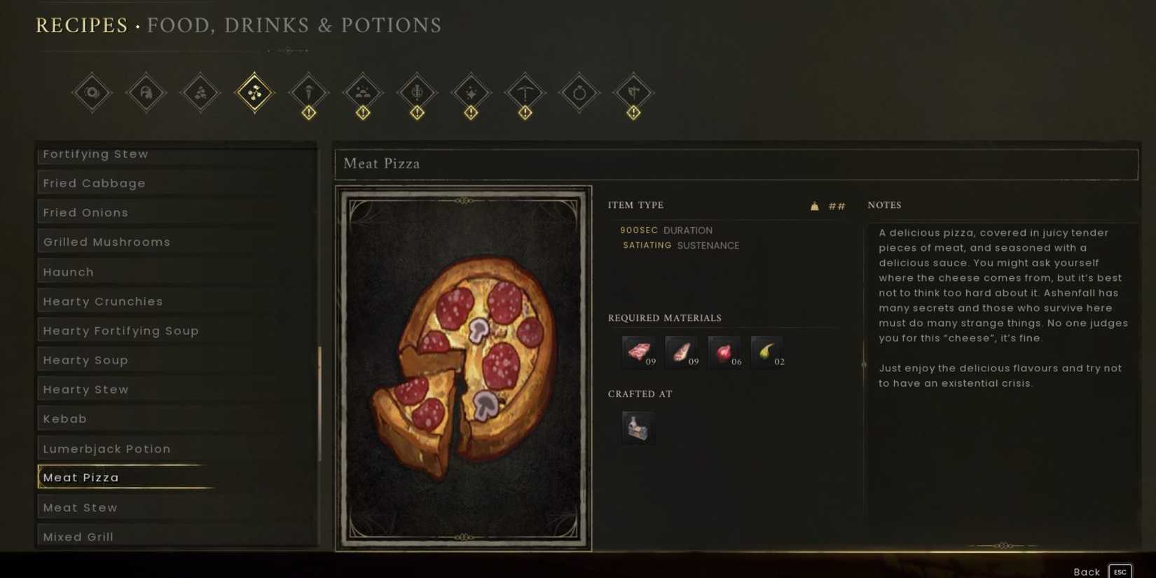 Meat Pizza RuneScape Dragonwilds