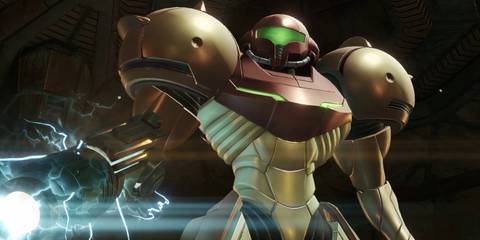 Samus Aran in Metroid Prime Remastered