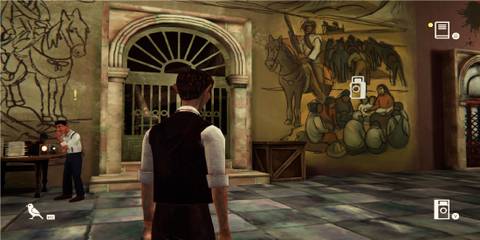 Mexico, 1921 A Deep Slumber looking at a mural