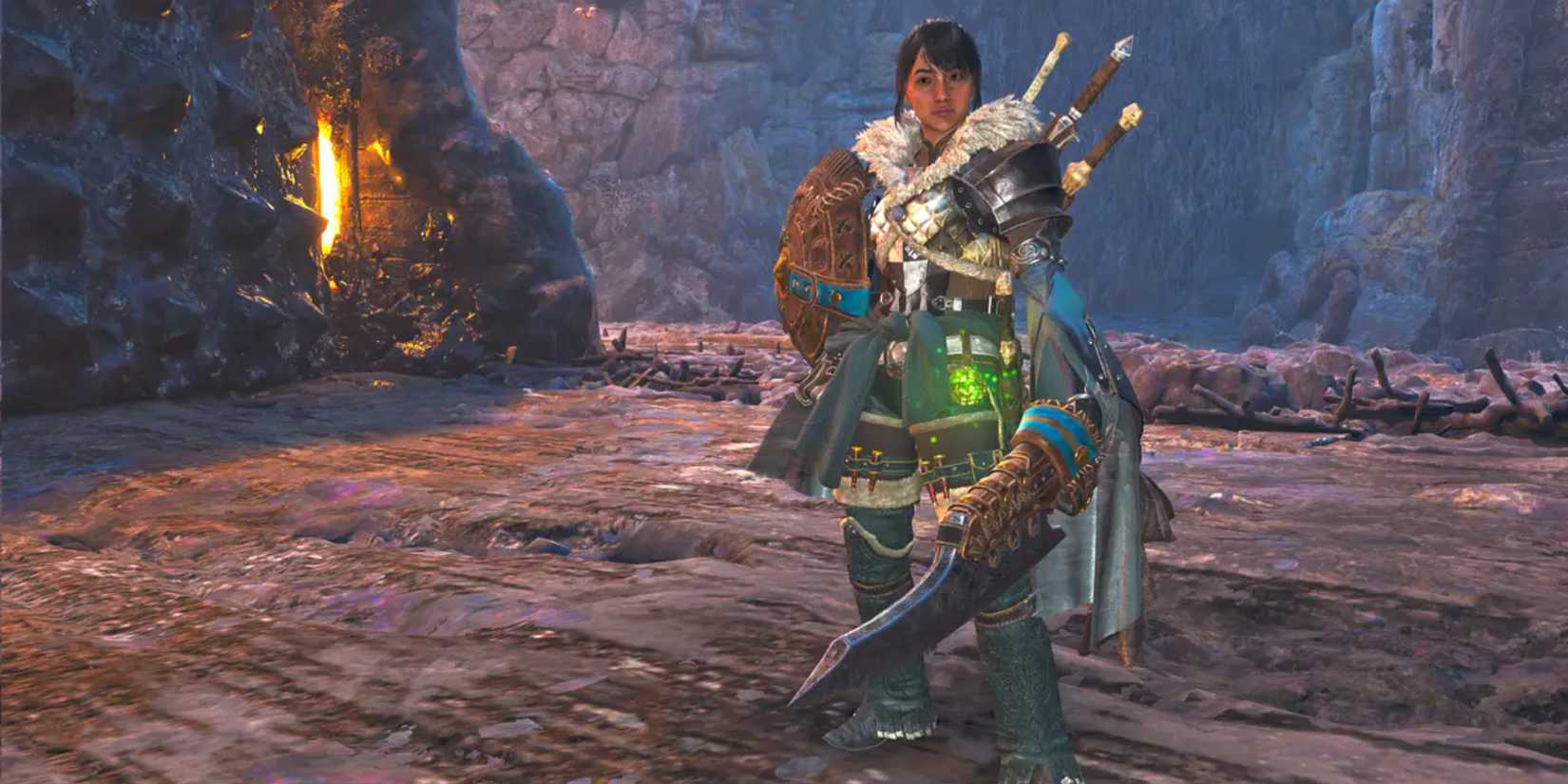 Hunter with the Esperanza Sword in Monster Hunter Wilds