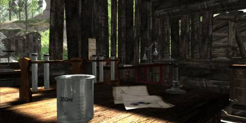 Miasmata area for mixing medicine