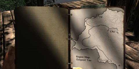 Miasmata partially charted map