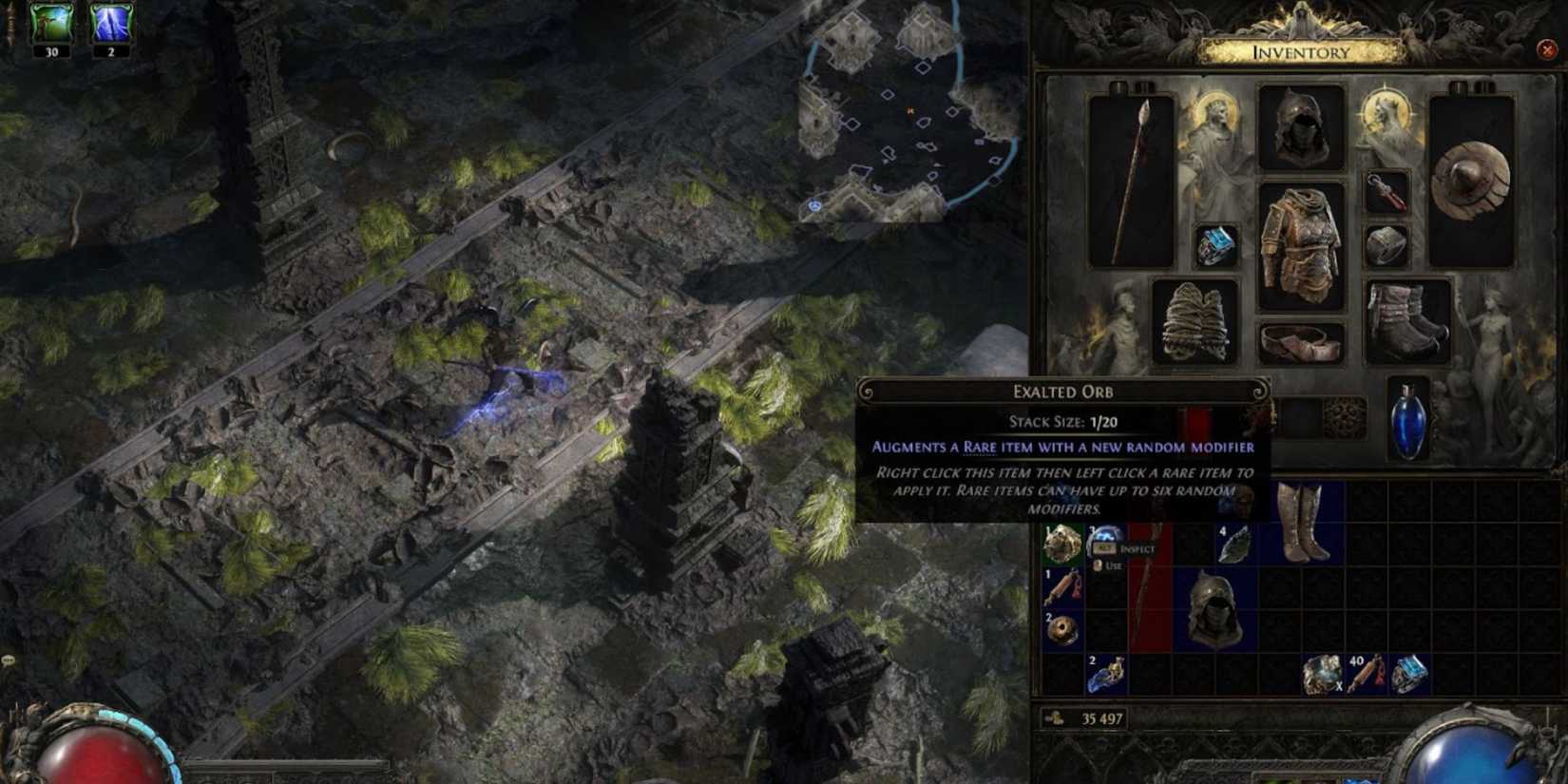 Inventory in Path of Exile 2