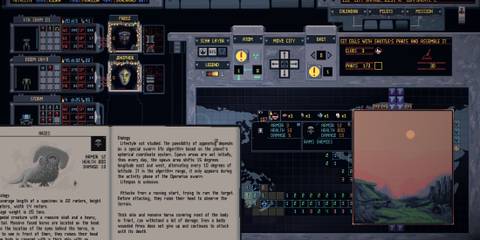Mission screen with Aries enemy data in Mech Engineer, a must-play for fans of mech building gameplay