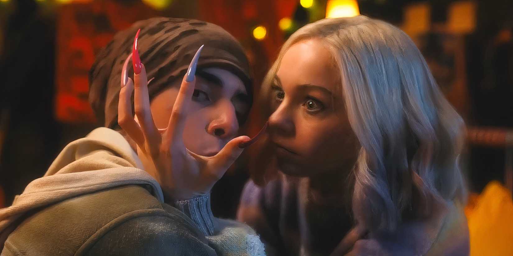 Ajax and Enid in Wednesday.