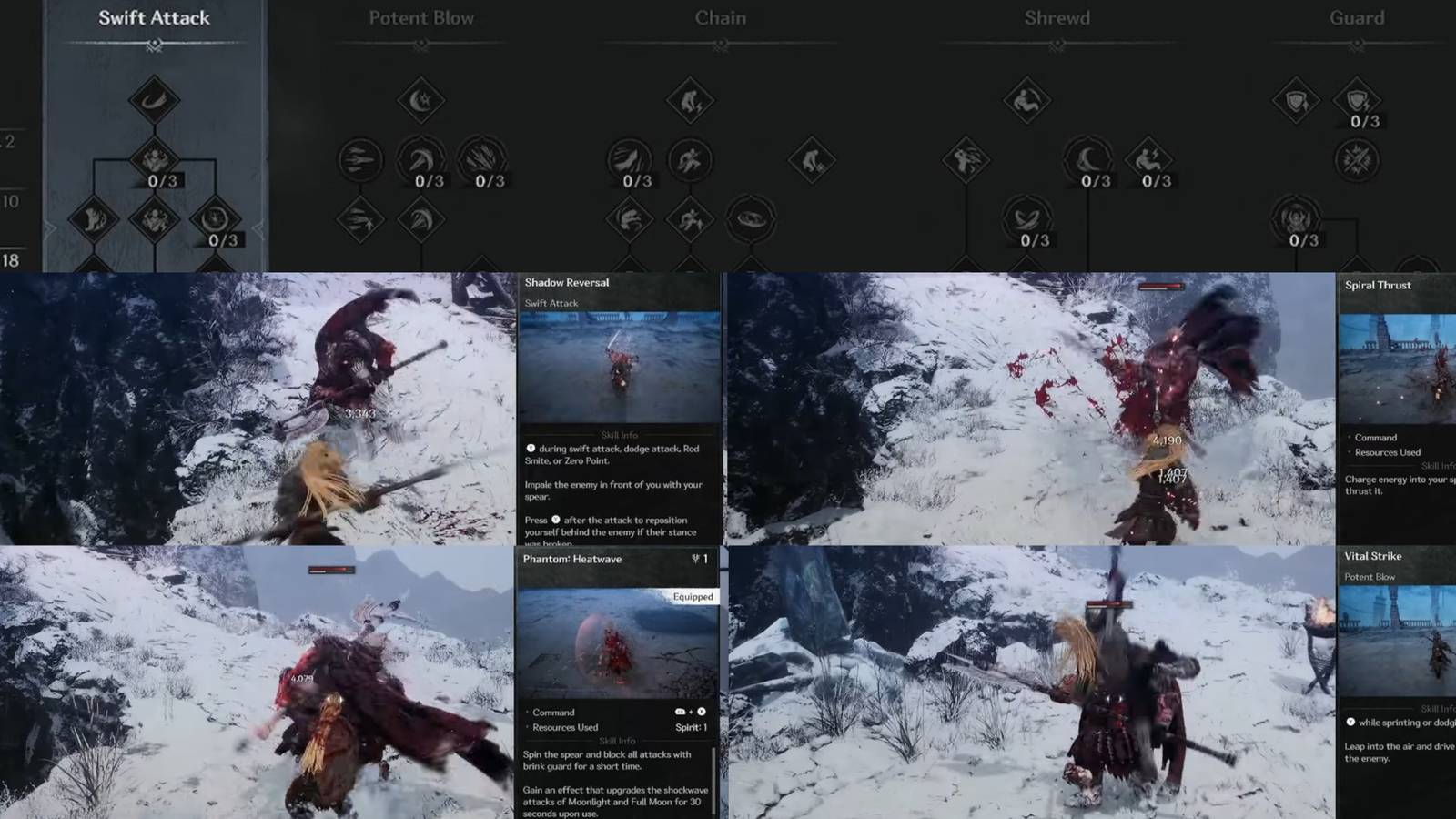 The First Berserker Khazan best spear skills mixed gameplay collage