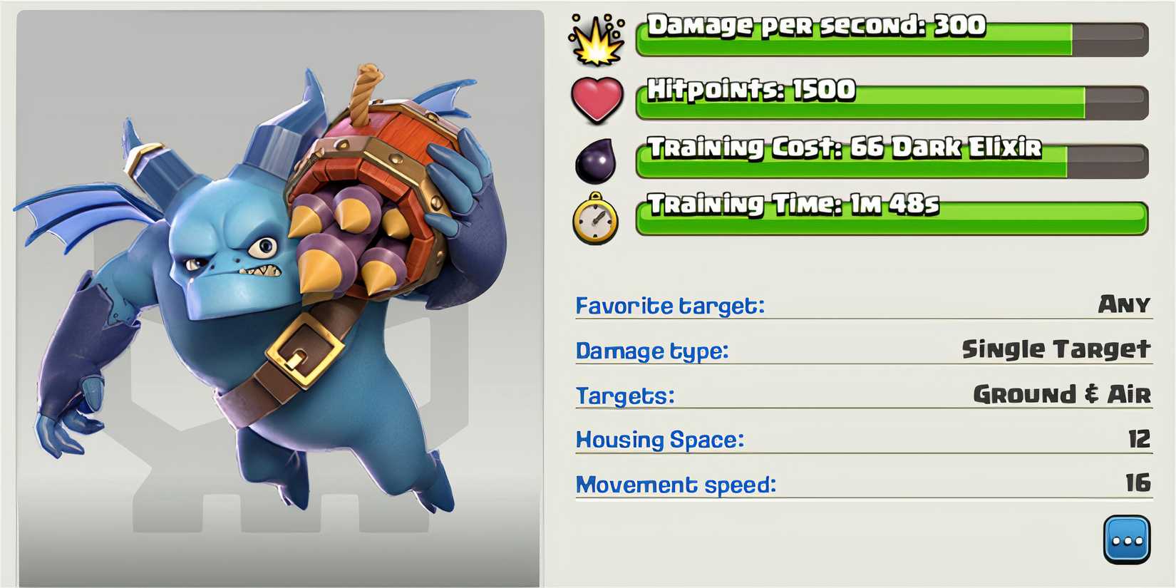 Super Minion holding a spiked barrel