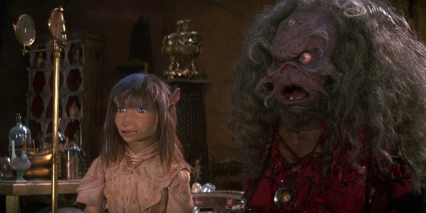 10 Best Fantasy Movies of the 80s, Ranked two puppet characters from the dark crystal