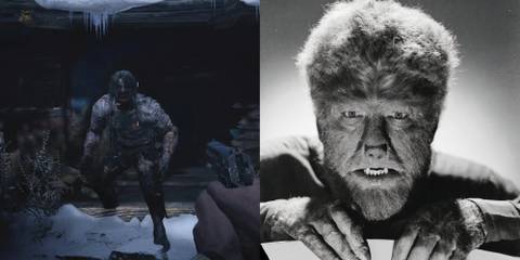 8 Best Horror Games With Classic Movie Monsters, Ranked A Lycan from RE8 and the wolf Man