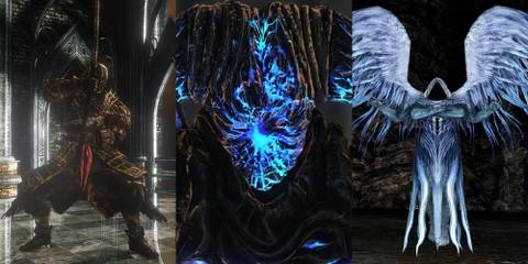 Dark Souls 2: 10 Hardest Boss Runs, Ranked sir alonne, blue smelter demon, darklurker