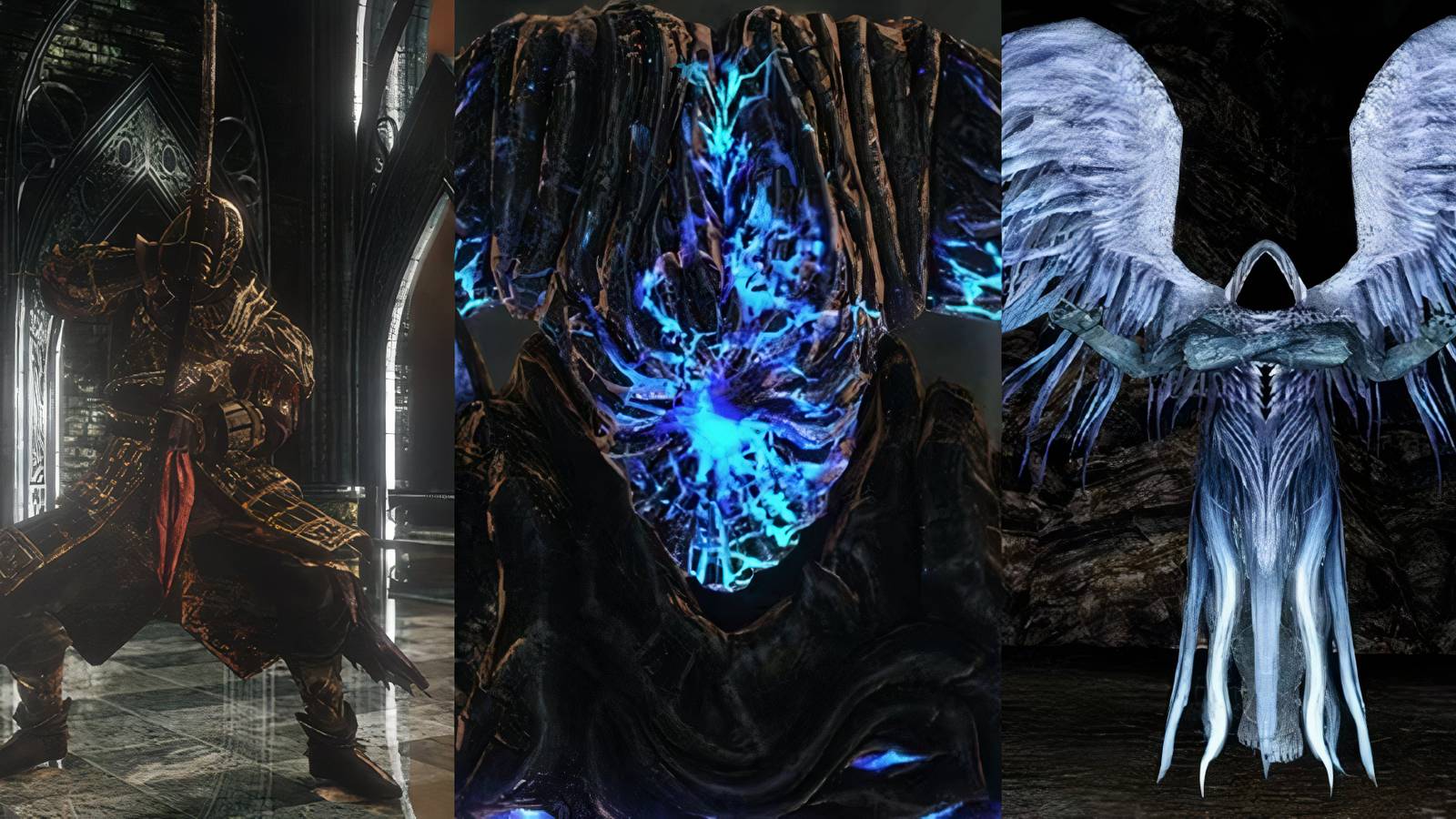 Dark Souls 2: 10 Hardest Boss Runs, Ranked sir alonne, blue smelter demon, darklurker