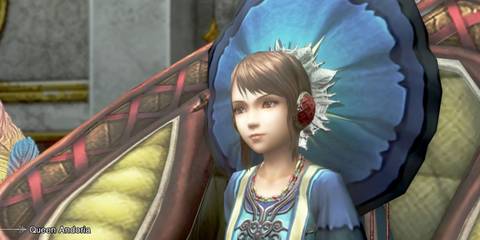 Queen Andoria Kaya Tranka Fam Forturio in Final Fantasy Type-0