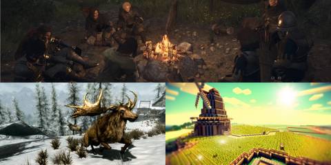 Dragon's Dogma 2, Skyrim, Minecraft