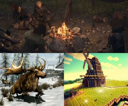 Dragon's Dogma 2, Skyrim, Minecraft