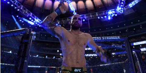 Alexander Volkanovski Walkout, Cheering Beside Cage