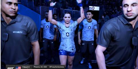 Cortez Walking Out and Cheering