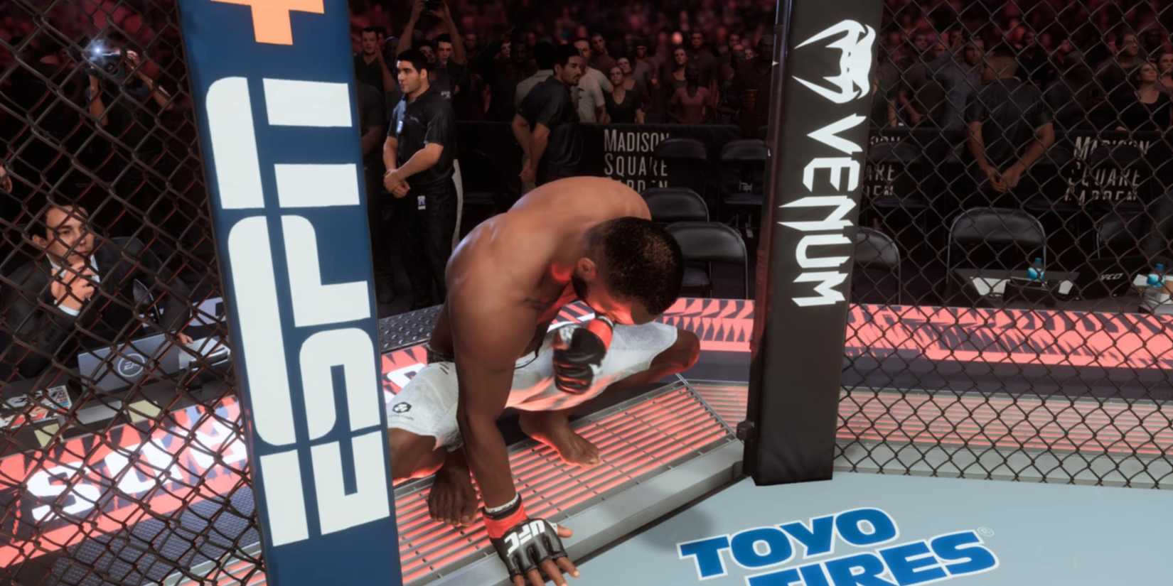 Leon Edward's Walkout, Crouching