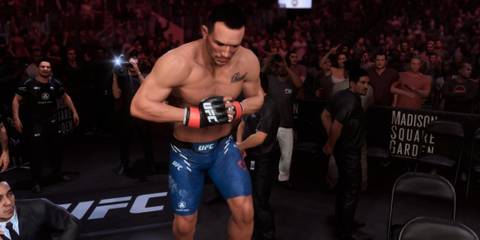 Chandler Walkout, hand over fist, walking up steps