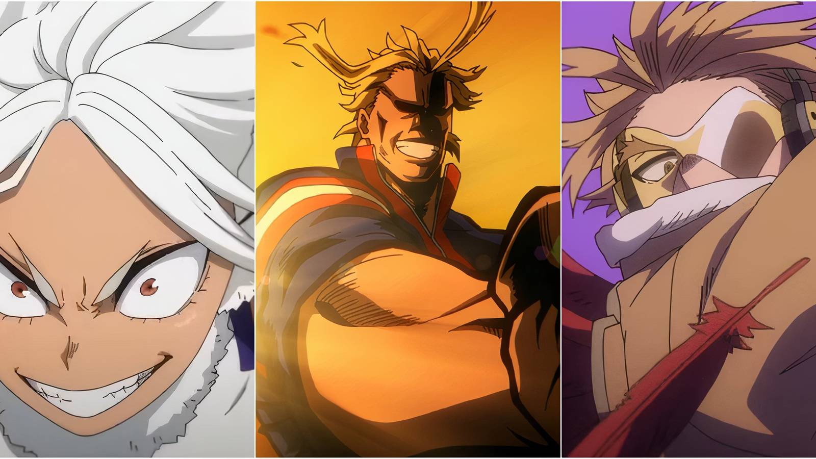 Mirko, All Might, Hawks