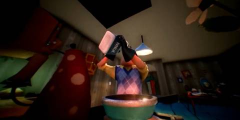 Hello Neighbor - Neighbor drinking milk