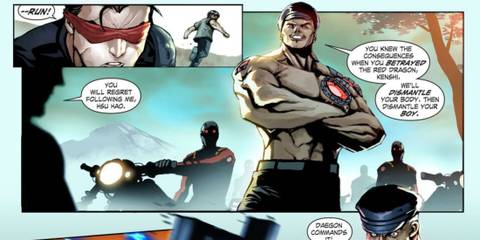 Hsu Hao threatening to kill Kenshi and Takeda