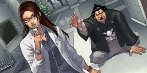 Ganryu begging Julia to come back as she escapes, looking nervous