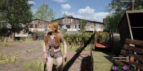 Texas Chainsaw Massacre: Connie at the generator exit in Slaughter House