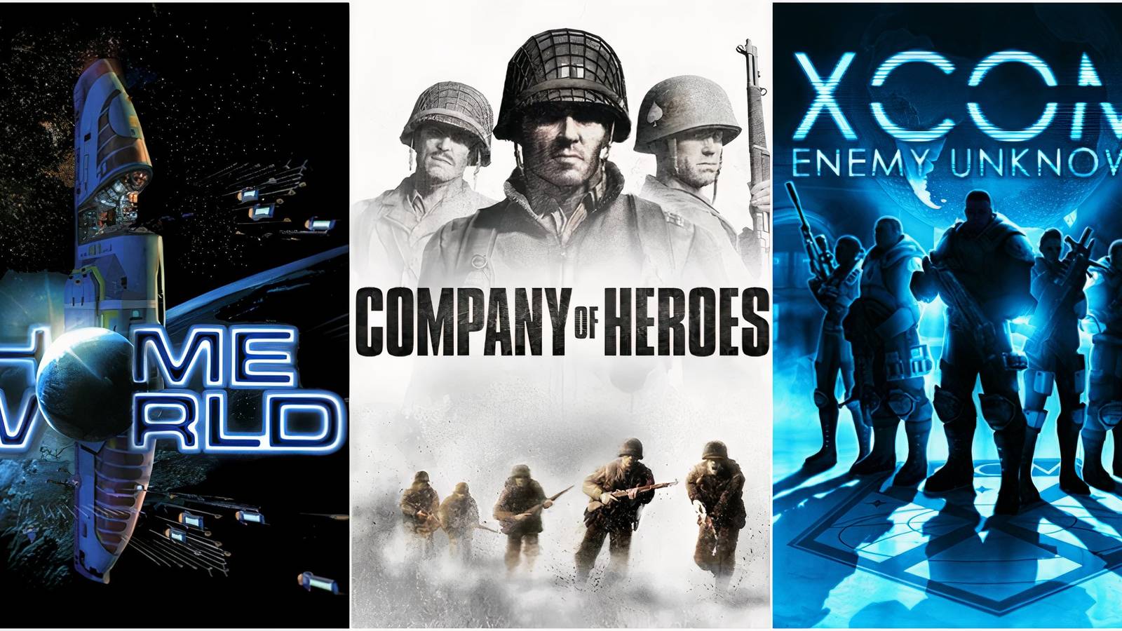 Home World, Company of Heroes, XCOM