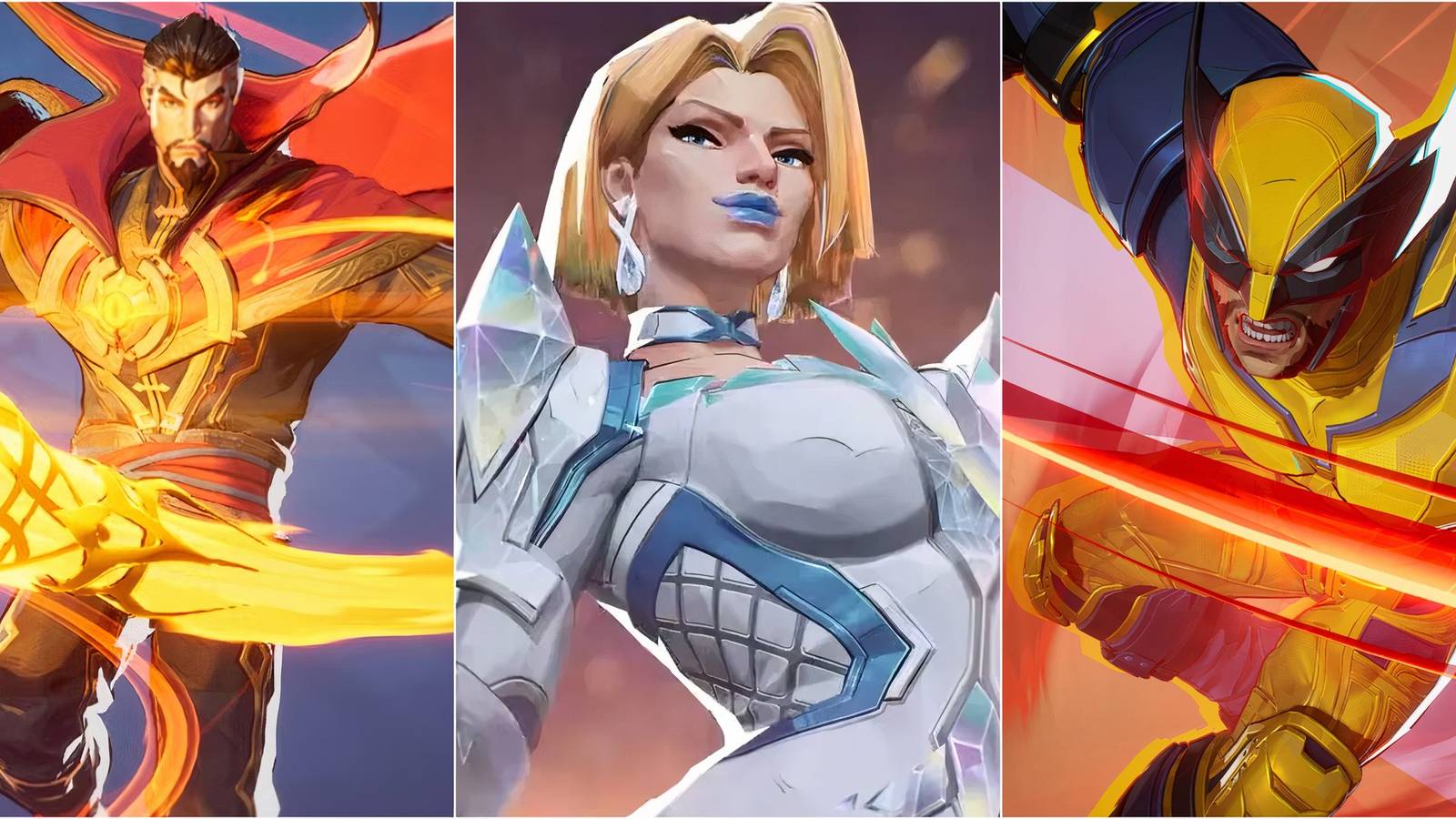 Doctor Strange, Emma Frost, Wolverine