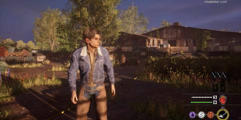 Texas Chainsaw Massacre: Wyatt at the Slaughter House car battery exit