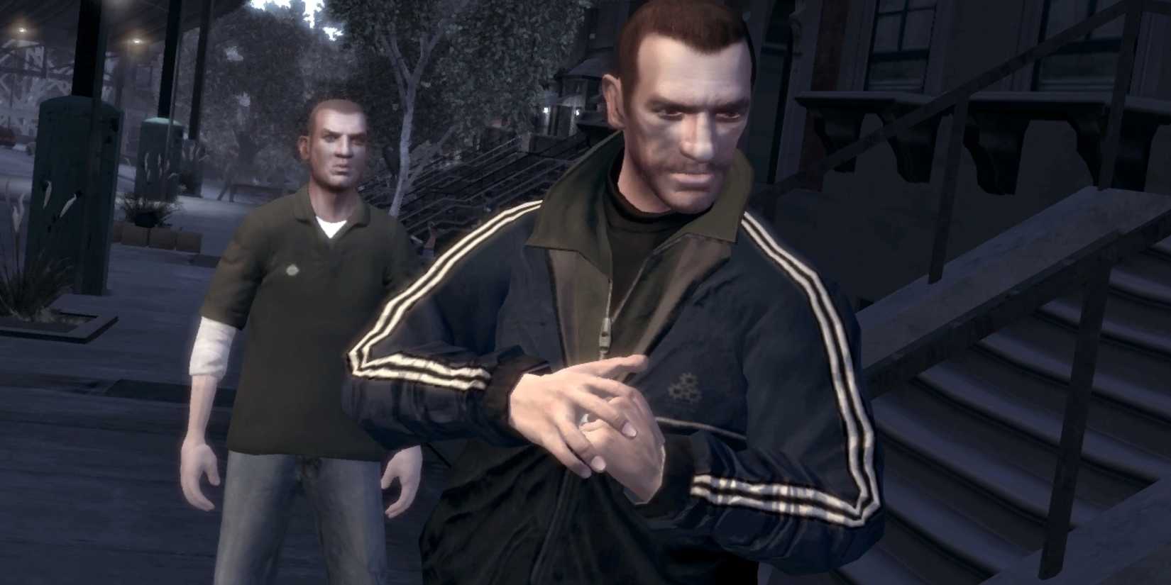 Niko Bellic and Patrick "Packie" McReary in Grand Theft Auto 4