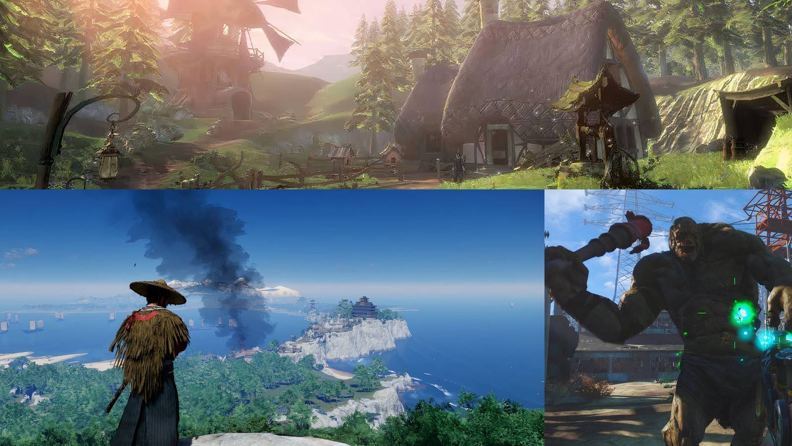 Fable 2, Fallout 4, Ghost of Tsushima