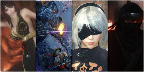 A collage of images of Nioh 2 mods