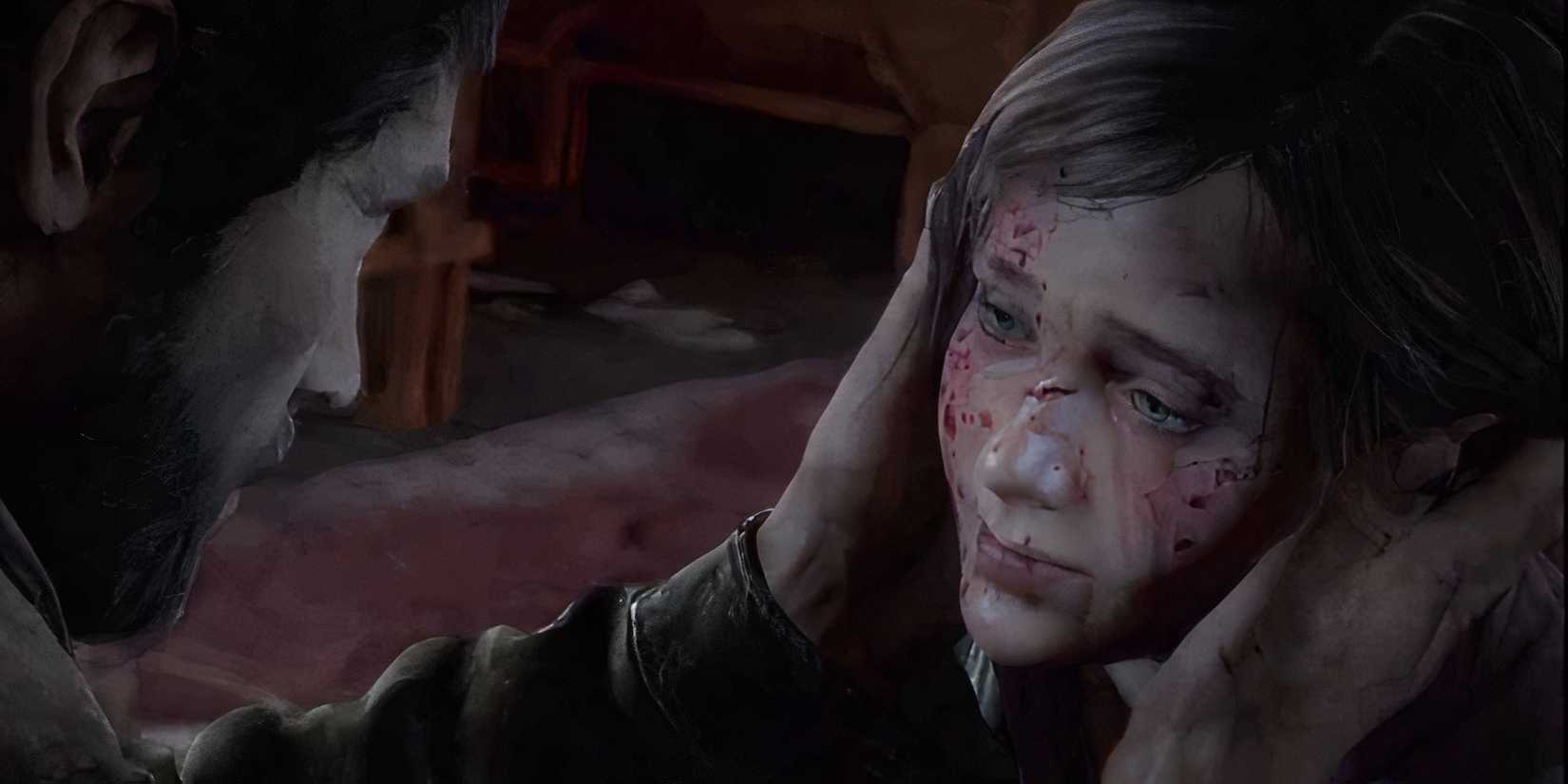 Joel and Ellies after killing David in The Last Of Us