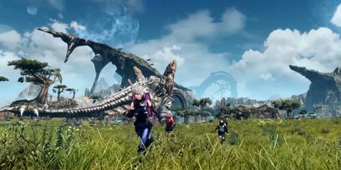 Xenoblade Chronicles X: Definitive Edition - running through field