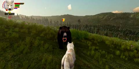 WolfQuest: Anniversary Edition - combat with bear