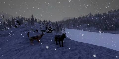WolfQuest: Anniversary Edition - snow