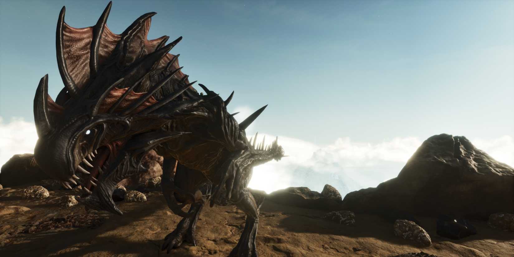 Ark Survival Ascended: Reaper looking to the Camera