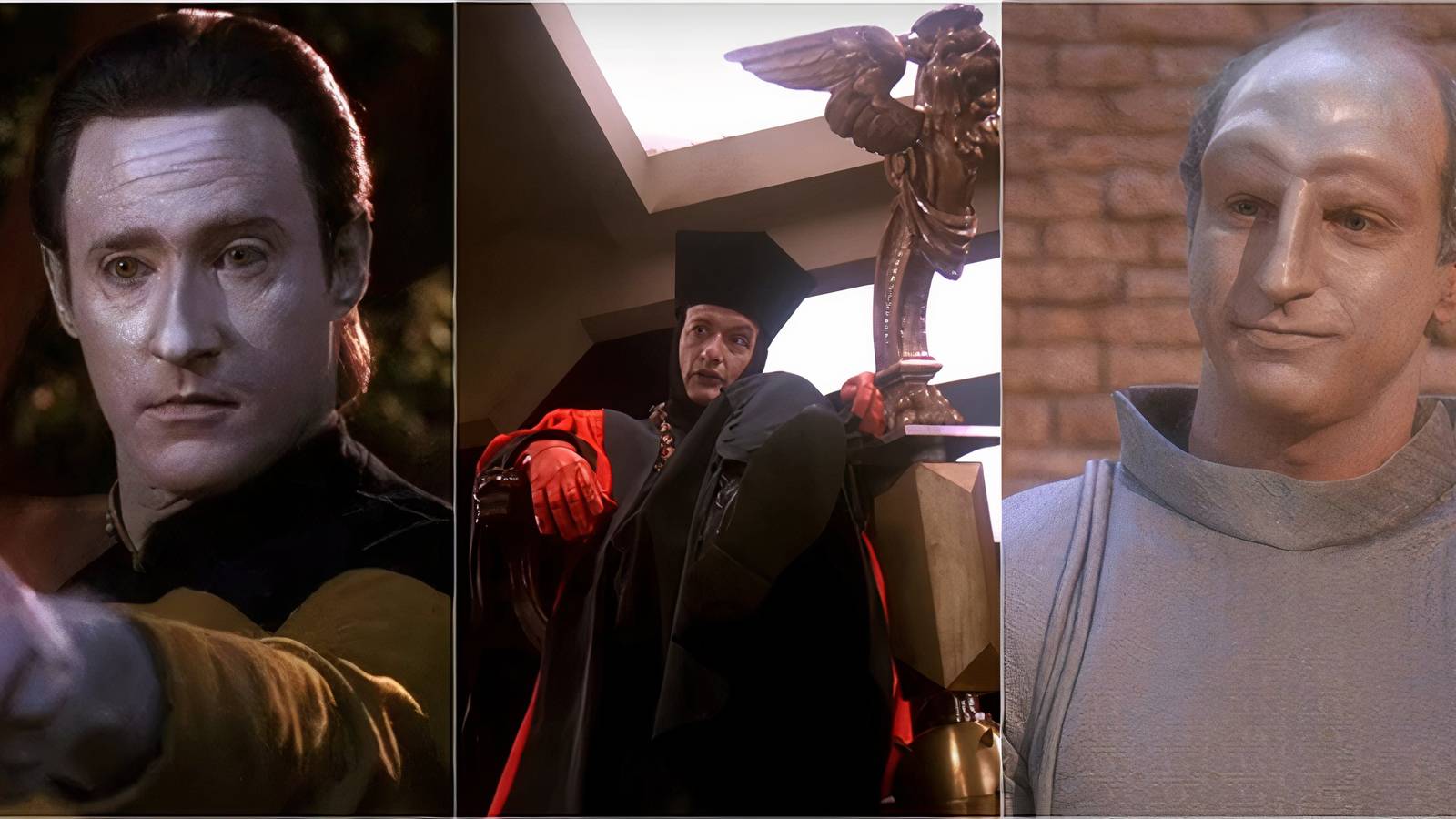 star trek - Data, Q, the traveler