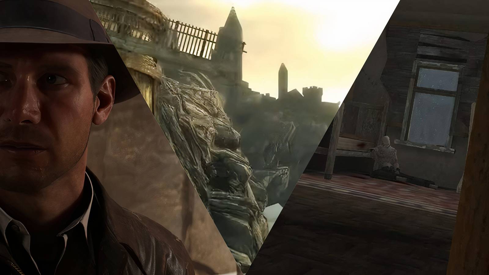 collage of 3 bethesda games