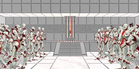 steam screenshot - white room Ultrakill