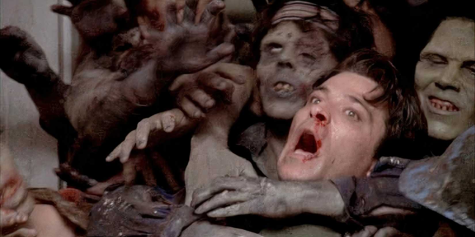 10 Best Post-Apocalyptic Movies of the 80s A Man is swarmed by Zombies