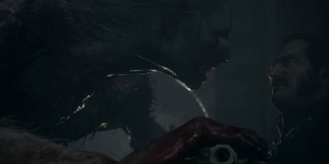 Grayson fighting a lycan