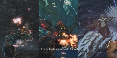 Monster Hunter Wilds best heavy bowguns mixed gameplay collage