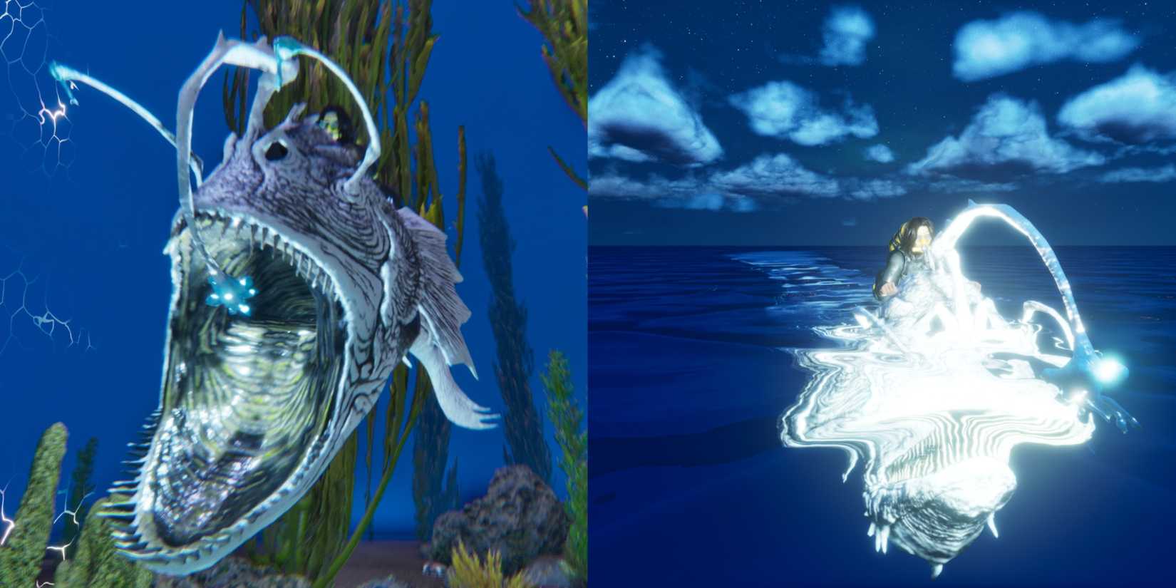 Ark: Survival Evolved: Angler Fish gathering Silica pearls