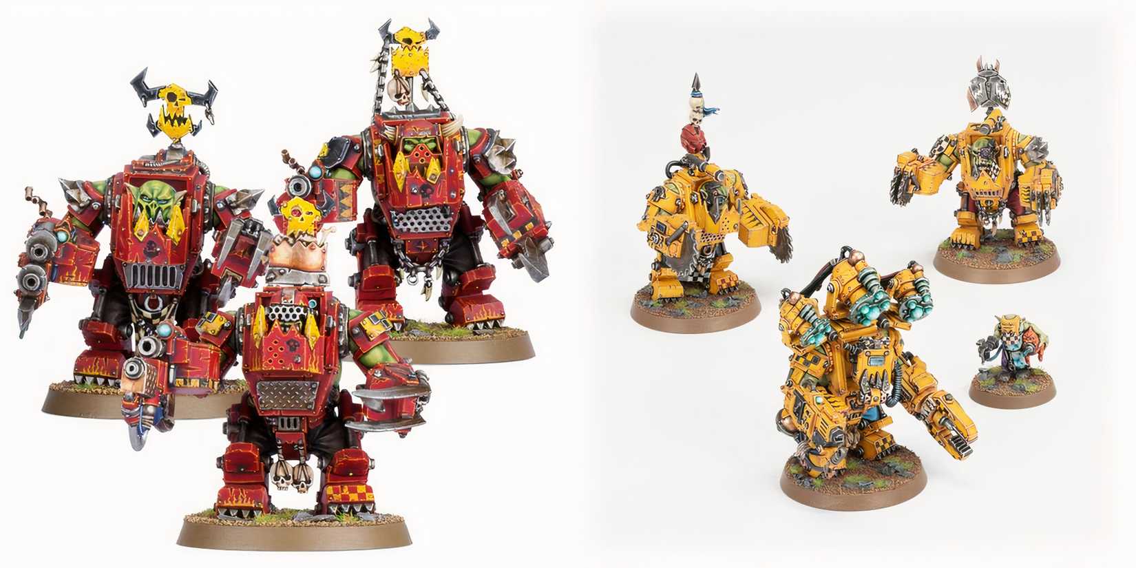 10 Most Expensive Ork Miniatures In Warhammer 40K, Ranked Models of Ork Meganobz and a Big Mek in Mega armor