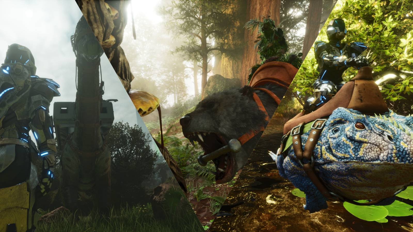 Ark: Survival Ascendent: Bronto, Bear, and Frog